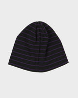 Unisex Black And Purple Striped Stussy Beanie