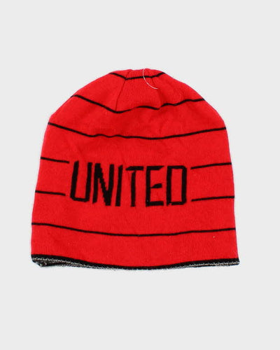Unisex Red Nike x Manchester United Beanie - O/S