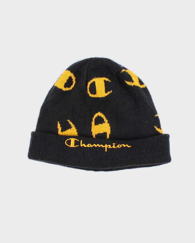 Unisex Blue Champion Monogram Beanie - O/S