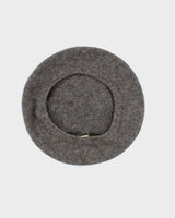 Unisex Grey Wool Beret - O/S