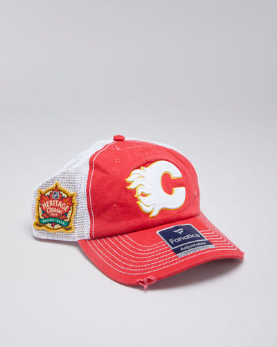 Unisex Calgary Flames Red Baseball Cap - O/S