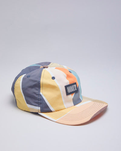 Obey Abstract Multi-coloured Snapback