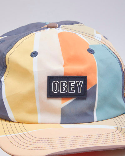 Obey Abstract Multi-coloured Snapback