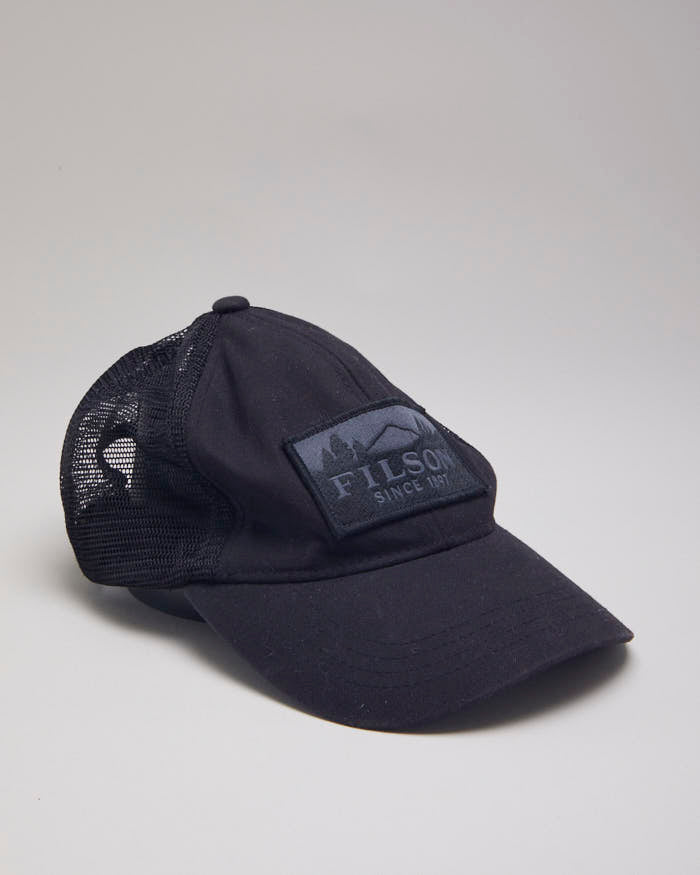 Filson Black Trucker Hat