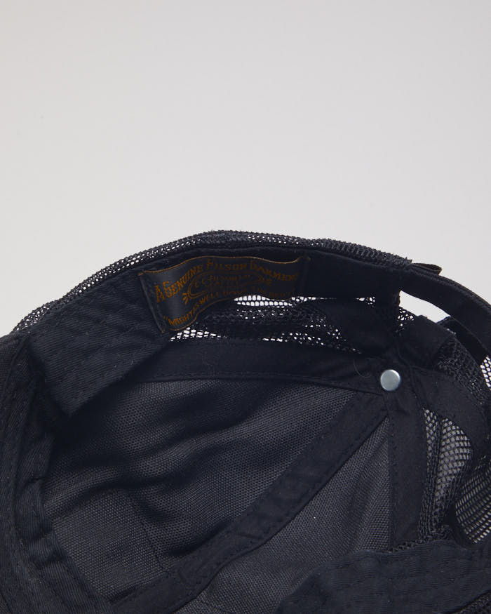 Filson Black Trucker Hat