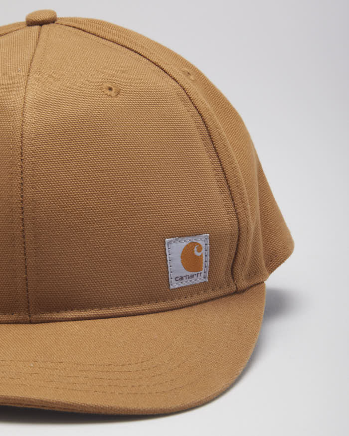 Carhartt Duck Brown Flat Brim Snapback - O/S