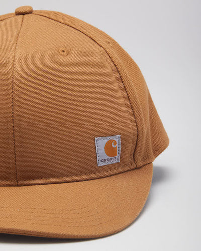 Carhartt Duck Brown Flat Brim Snapback - O/S