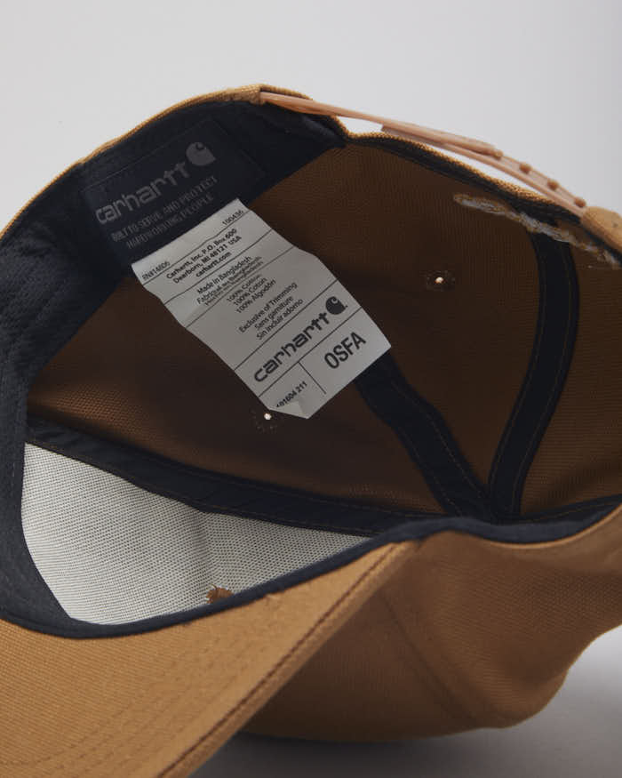 Carhartt Duck Brown Flat Brim Snapback - O/S