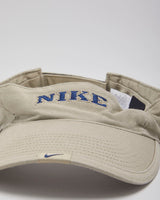 00s Nike Beige Visor Cap - O/S