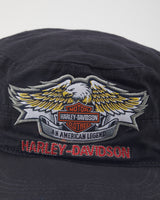 Vintage 2000's Harley Davidson Military Style Baseball Cap - OS