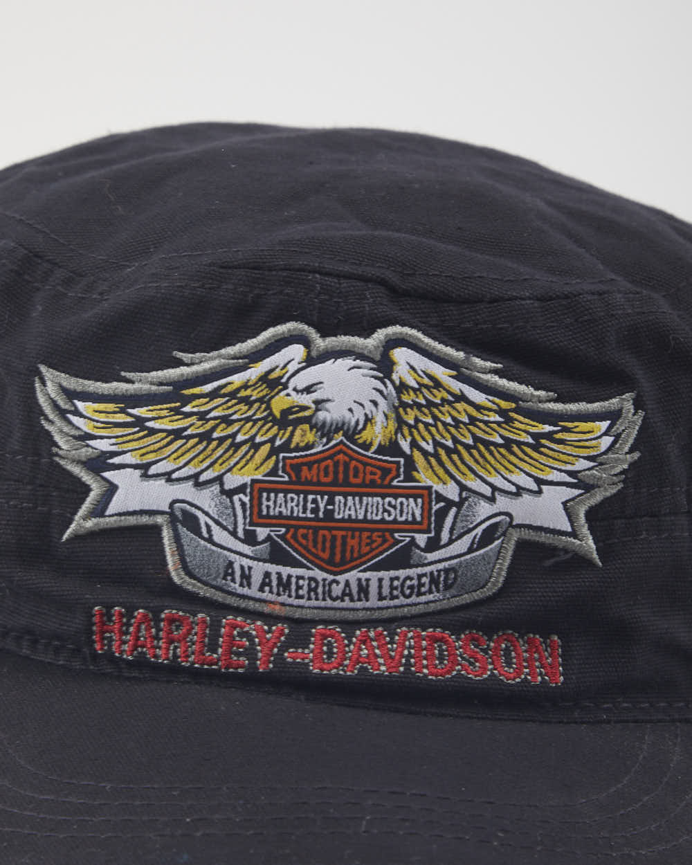 Vintage 2000's Harley Davidson Military Style Baseball Cap - OS