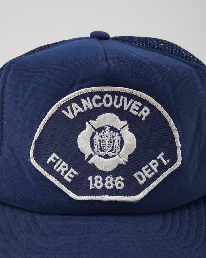 Vintage 90's Vancouver Fire Department Trucker Cap - OS