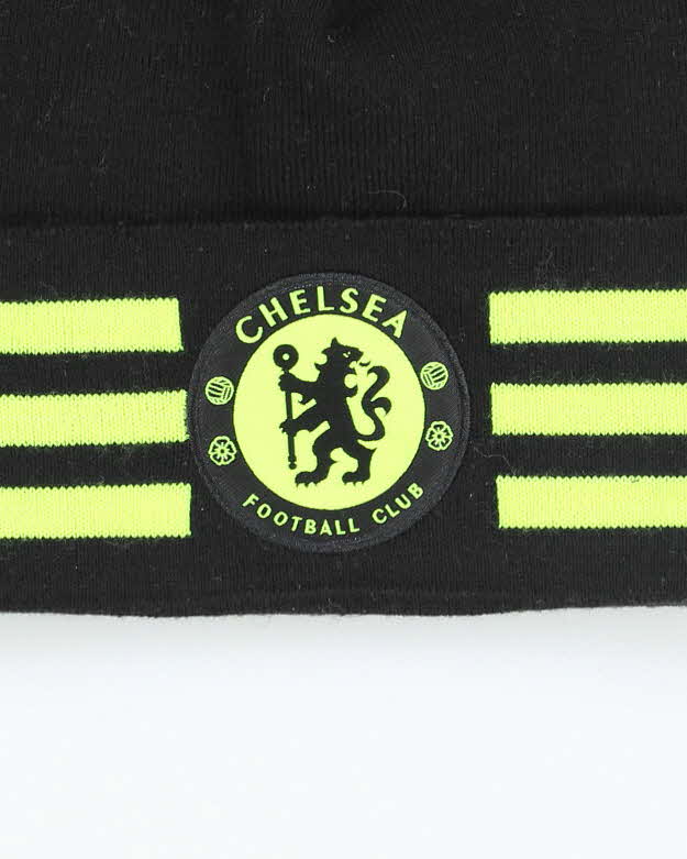 Chelsea Black &amp; Yellow Beanie