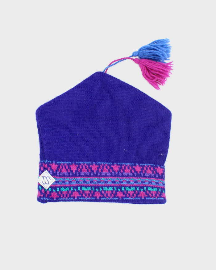 Wool Purple Beanie