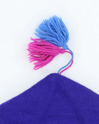 Wool Purple Beanie