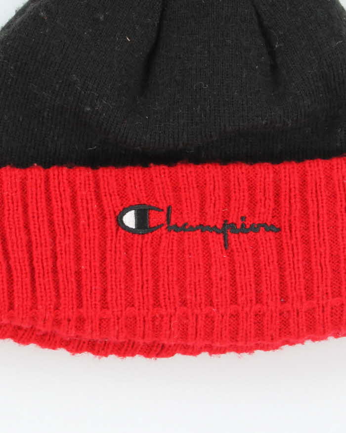 Champion Red &amp; Black Beanie
