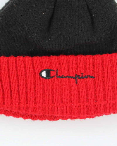 Champion Red & Black Beanie
