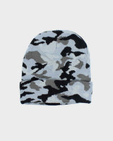 Y2k 00s Camouflage Blue Beanie