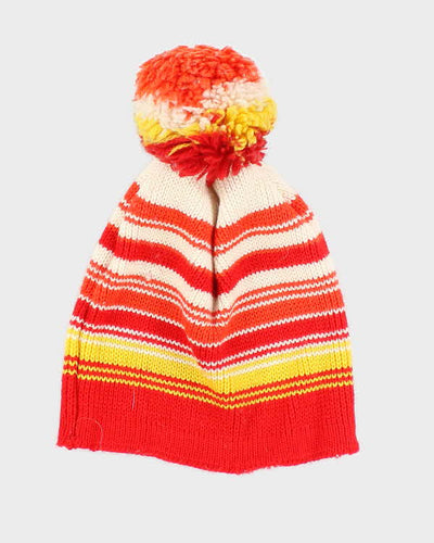 Vintage Wool Striped Beanie