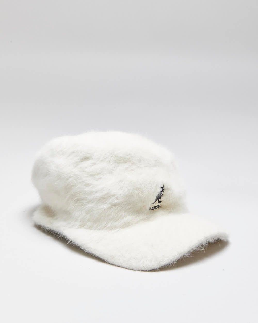 Vintage Y2K 00s Kangol Cream Angora Cap - M