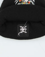 Vintage Y2K 00s Ed Hardy Black Beanie - One Size