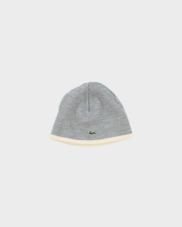 Vintage Y2K 00s Lacoste Reversible Skull Cap Beanie - One Size