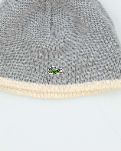 Vintage Y2K 00s Lacoste Reversible Skull Cap Beanie - One Size