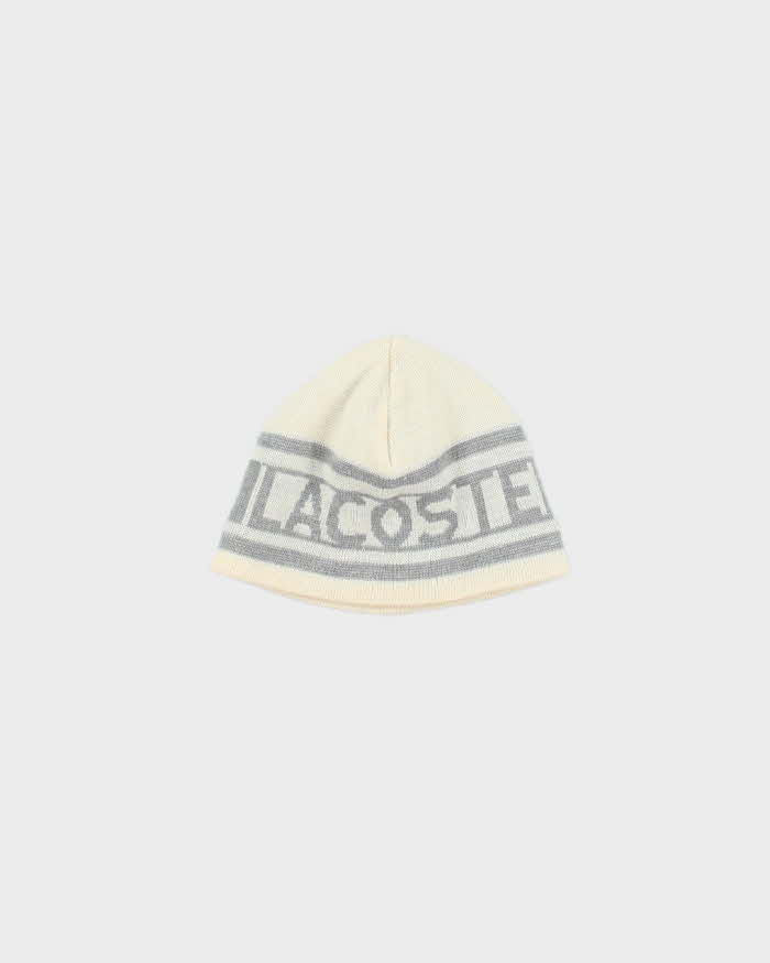 Vintage Y2K 00s Lacoste Reversible Skull Cap Beanie - One Size