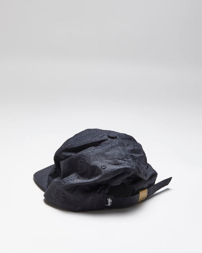 Stussy Black Unisex Stock Lock Taslan Strap Back Cap - One Size