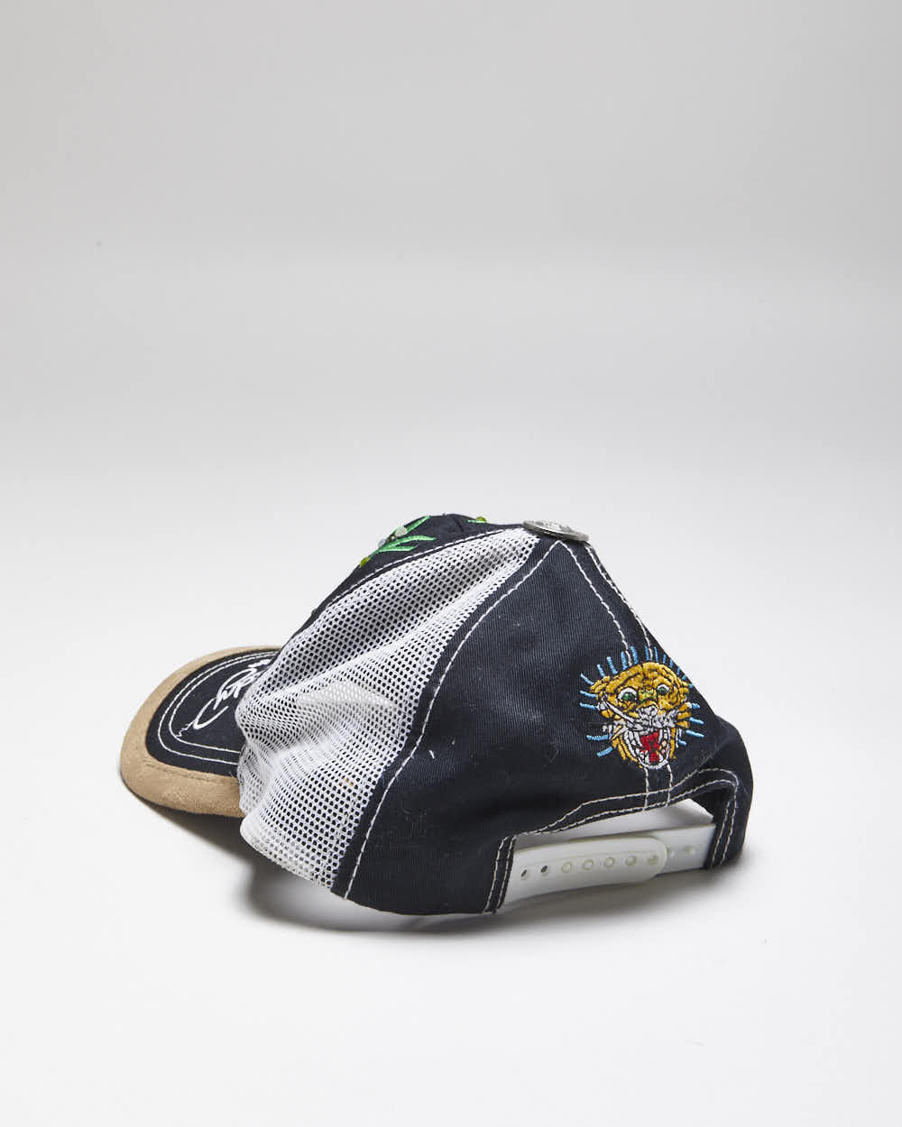 Vintage Y2K Unisex Ed Hardy Embroidered Sequined Trucker Cap - One Size