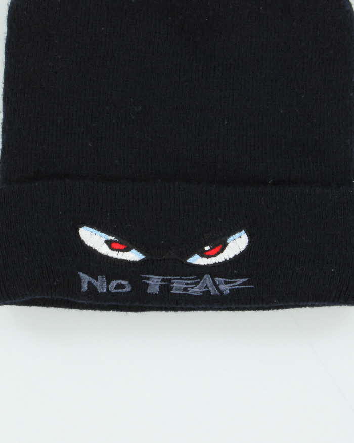 Vintage Y2K 00s No Fear Black Beanie - One Size