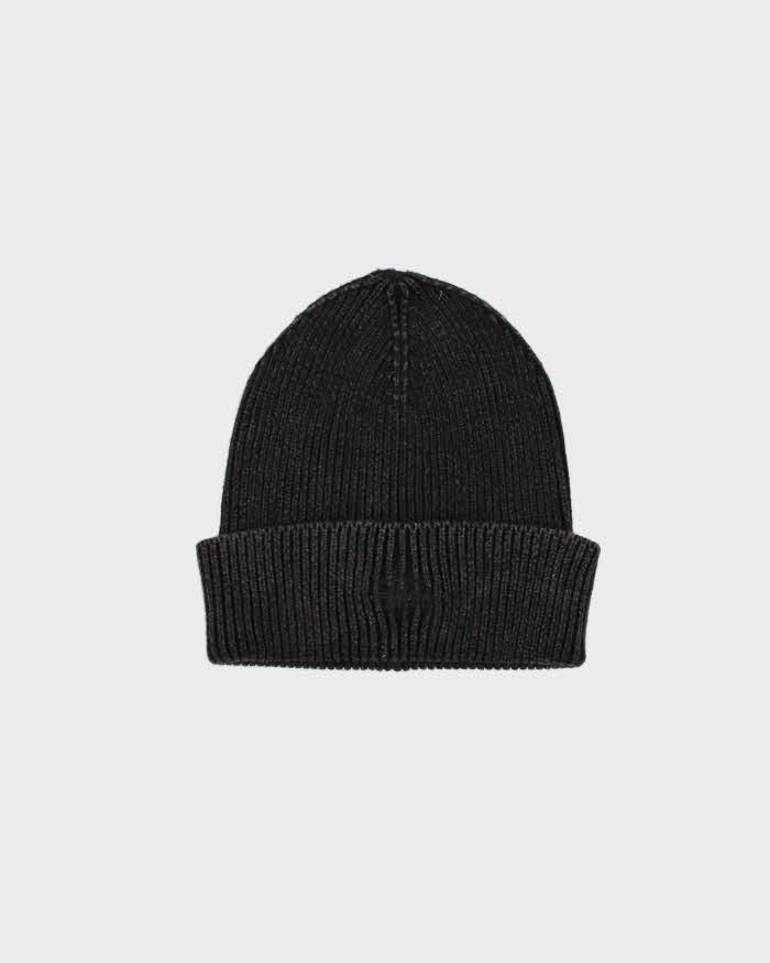 Vintage Stussy Ribbed Embroidered Logo Beanie - One Size