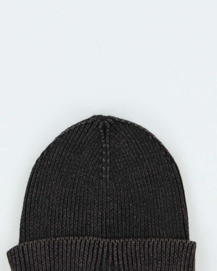 Vintage Stussy Ribbed Embroidered Logo Beanie - One Size