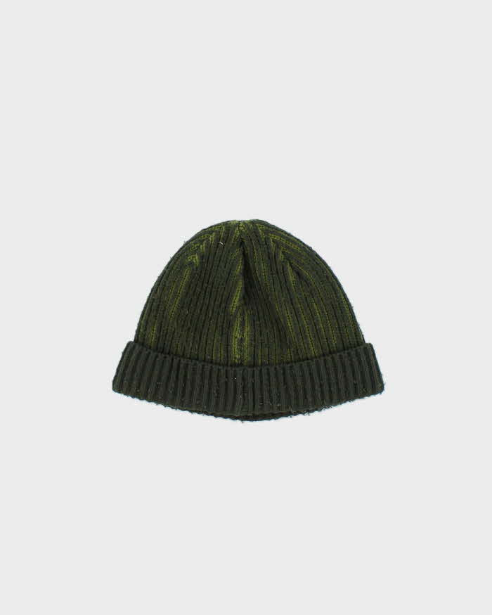 Vintage Barbour Beacon Ribbed Green Beanie - O/S