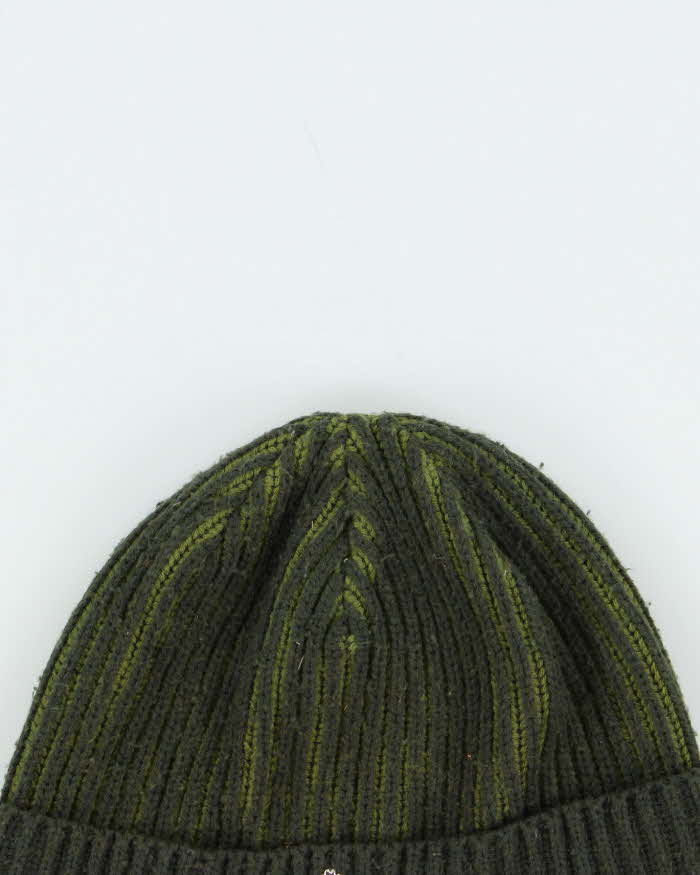 Vintage Barbour Beacon Ribbed Green Beanie - O/S