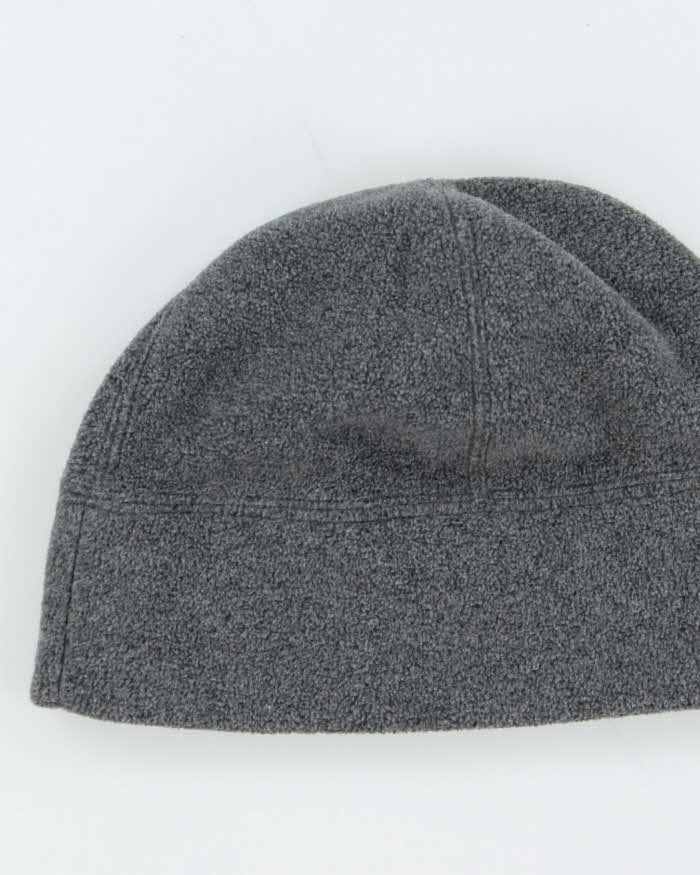 Vintage Polo Ralph Lauren Grey Fleece Skull Cap Beanie - O/S