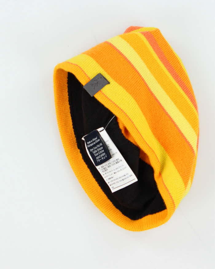 Vintage Arc'teryx Wool Blend Striped Skull Cap Beanie - O/S