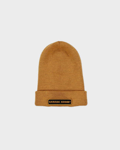 Vintage Canada Goose Heavyweight Wool Patch Beanie - O/S