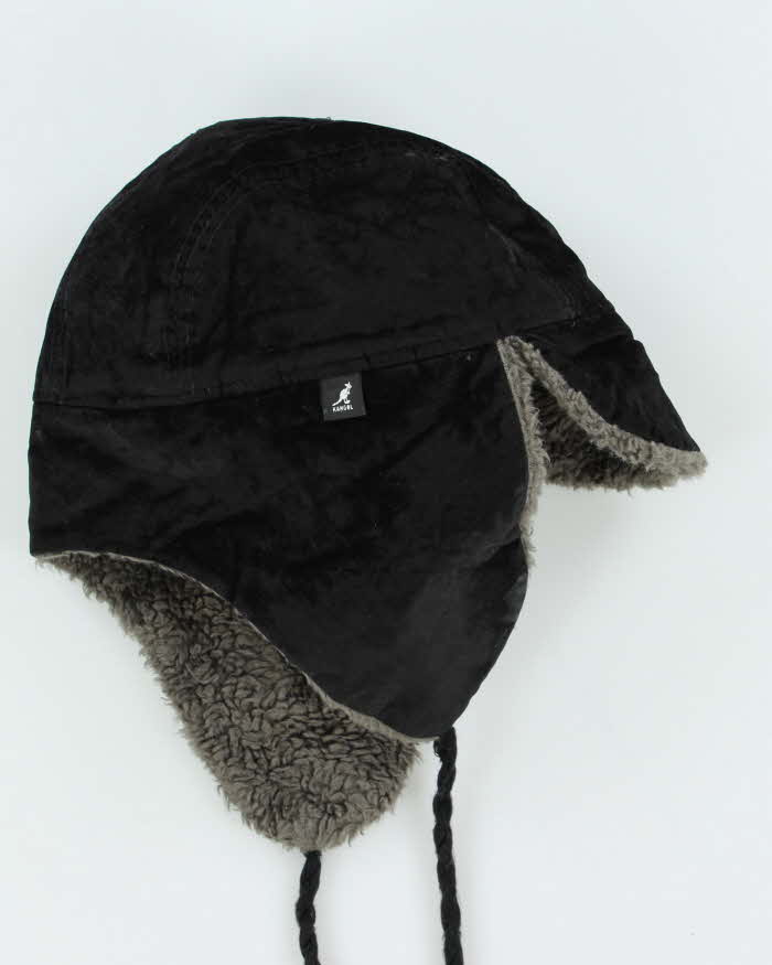 Vintage Y2K 00s Kangol Velour Sherpa lined Trapper Hat - S