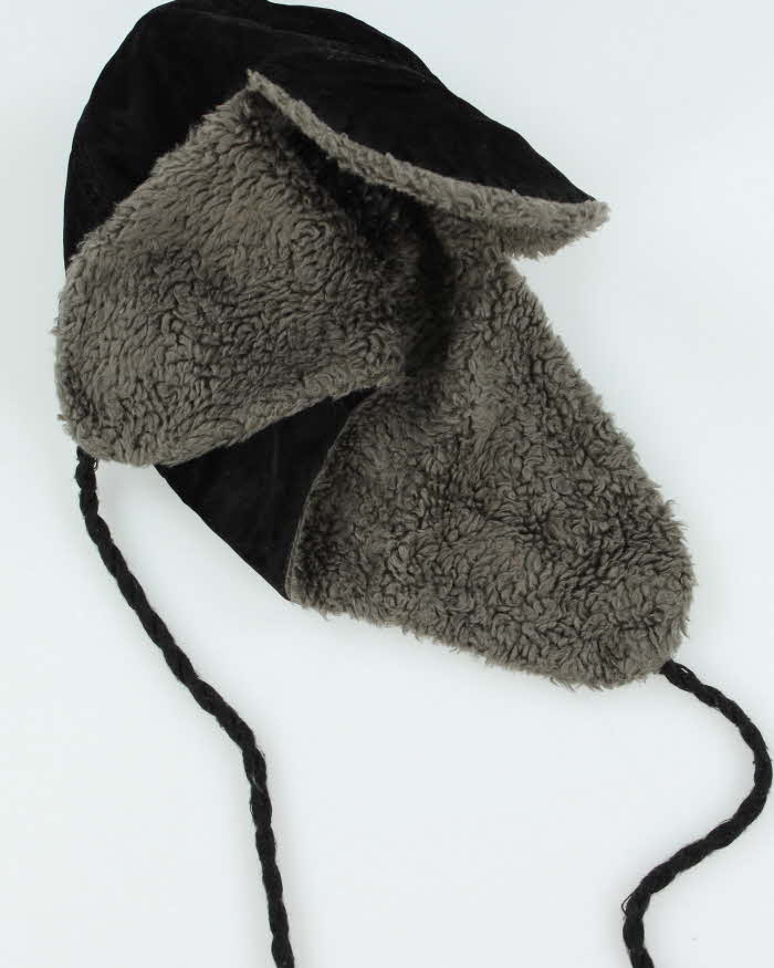 Vintage Y2K 00s Kangol Velour Sherpa lined Trapper Hat - S
