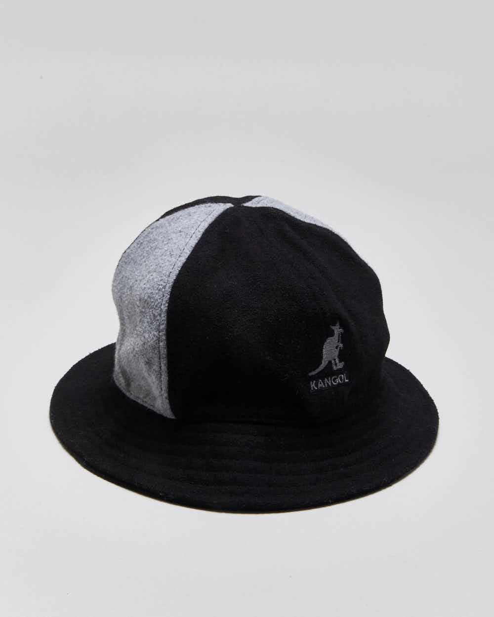 Vintage Kangol Two-Tone Wool Blend Panel Bucket Hat - L