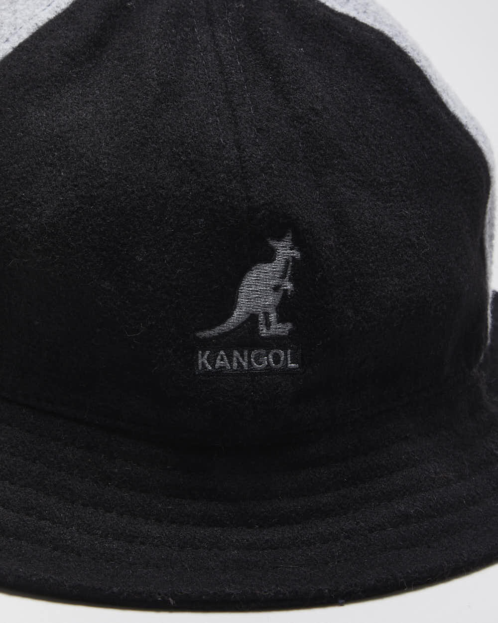 Vintage Kangol Two-Tone Wool Blend Panel Bucket Hat - L