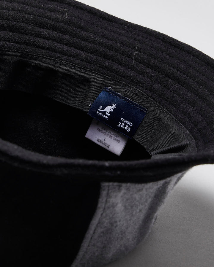 Vintage Kangol Two-Tone Wool Blend Panel Bucket Hat - L