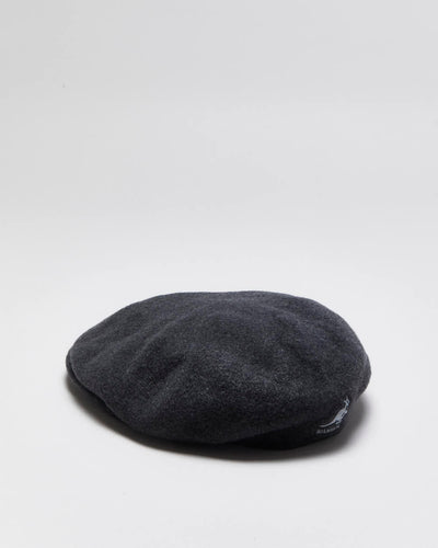 Vintage Y2K 00s Kangol Grey Wool Flat Cap - L