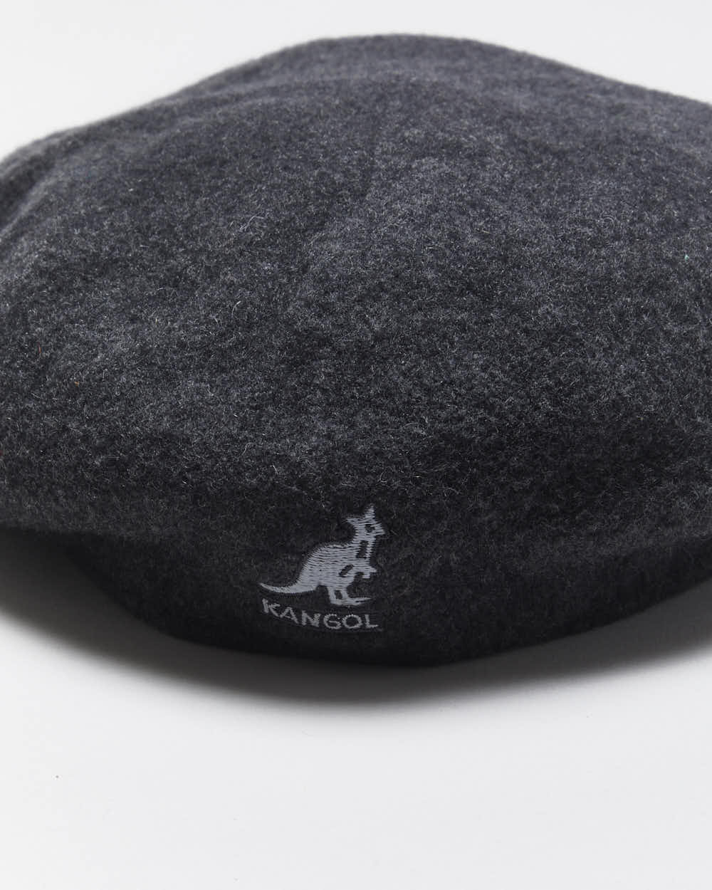 Vintage Y2K 00s Kangol Grey Wool Flat Cap - L