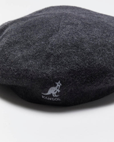Vintage Y2K 00s Kangol Grey Wool Flat Cap - L