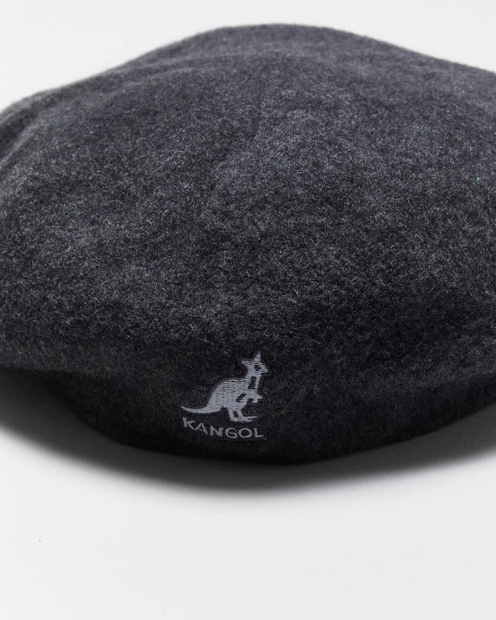 Vintage Y2K 00s Kangol Grey Wool Flat Cap - L