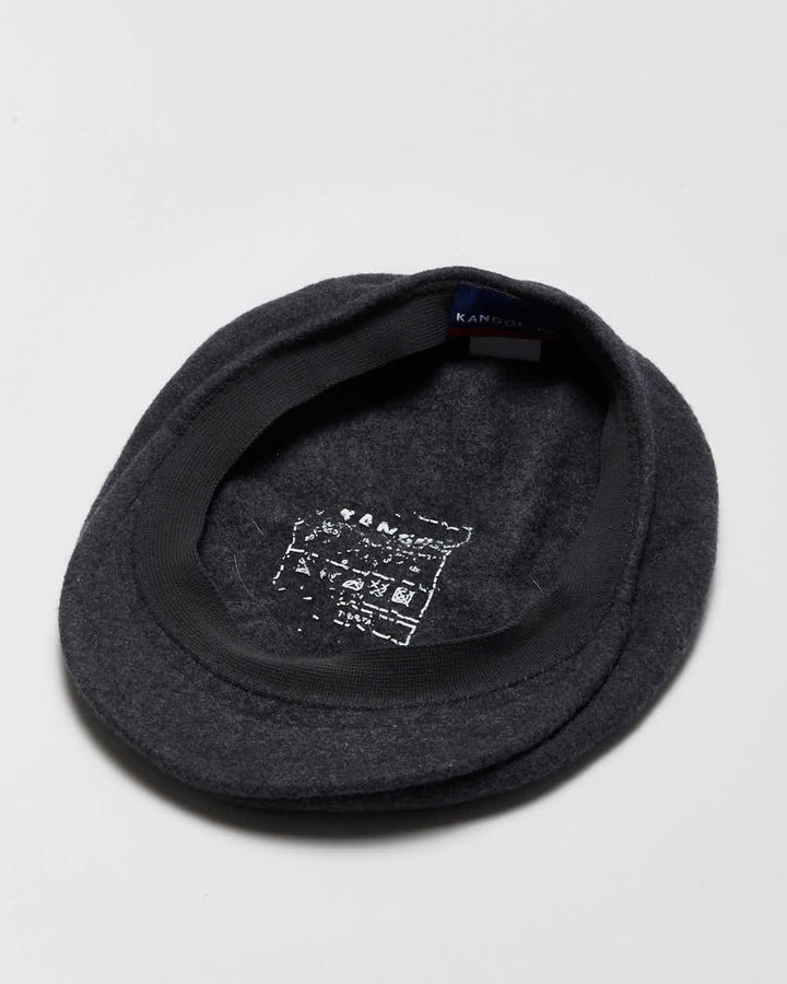Vintage Y2K 00s Kangol Grey Wool Flat Cap - L