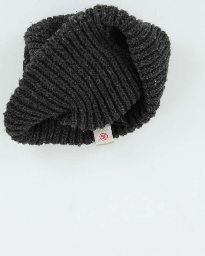 Vintage 00s Stussy Wool Blend Bobble Beanie - O/S