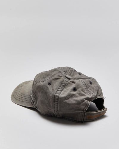 Vintage Carhartt Grey Canvas Velcro Baseball Cap - One Size